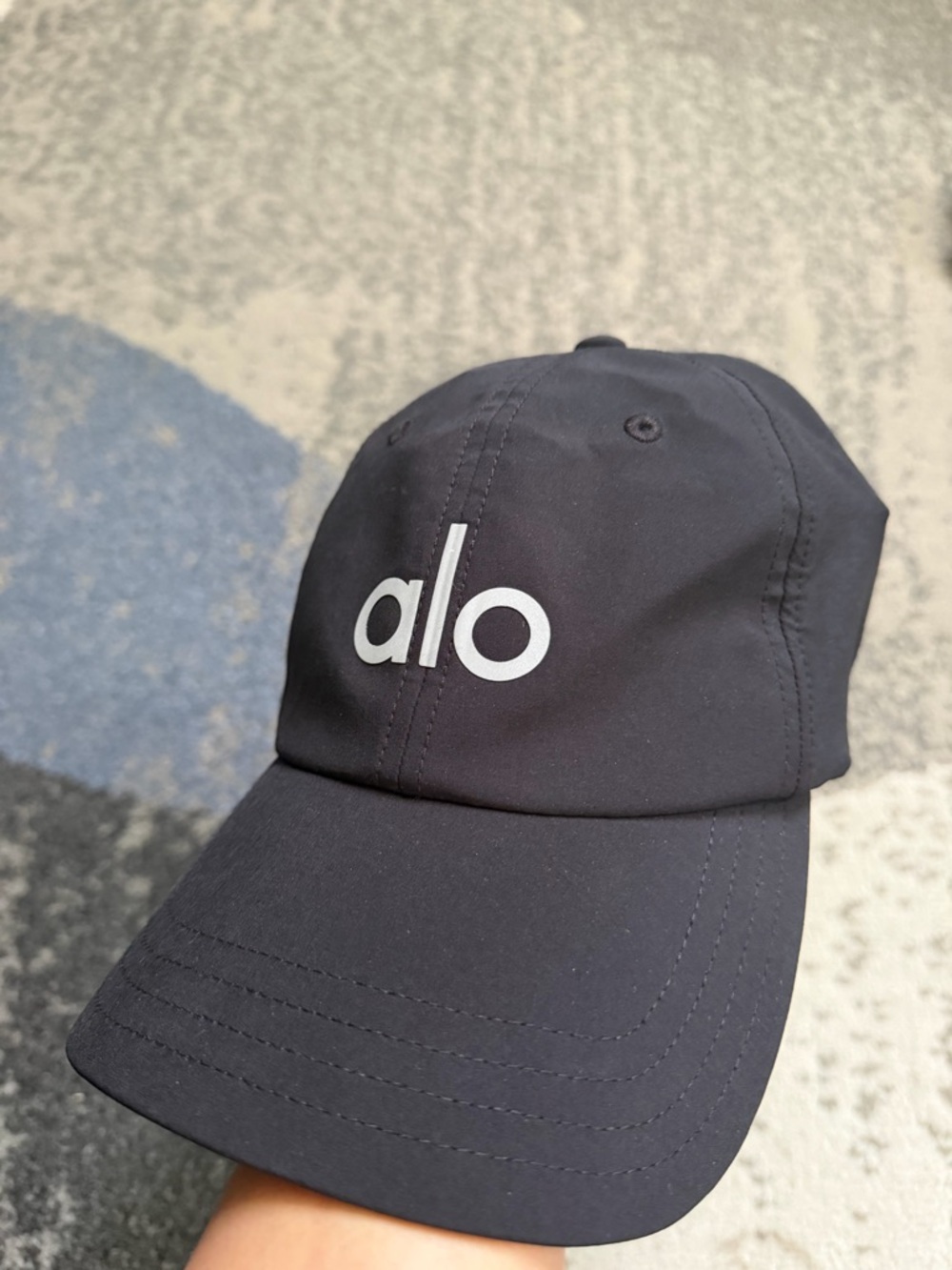 ALO Yoga Black Cap for Women